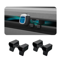 Spigen adapter front view showing vent clip and stable hold benefit