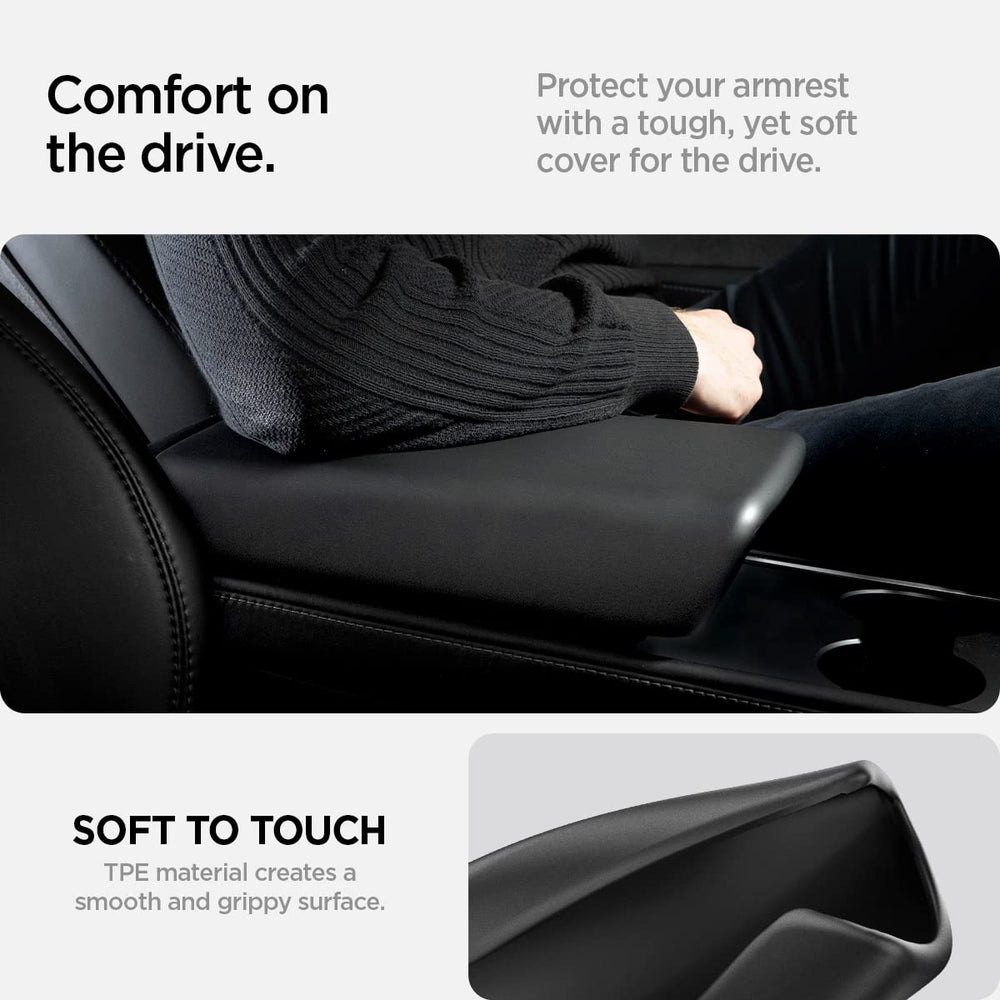 Spigen side profile showing flush fit with console contours