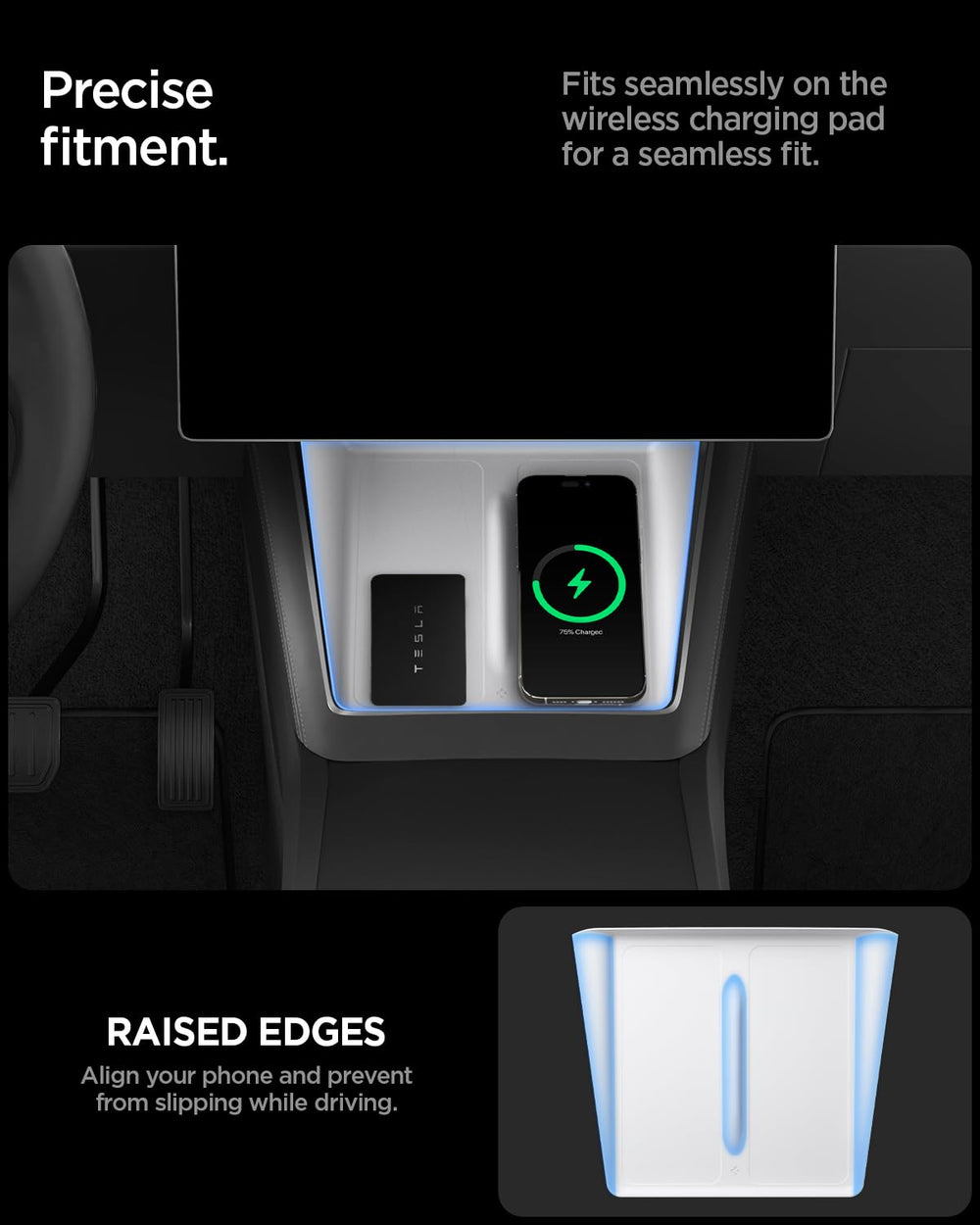 Spigen label shot showing compatibility with Model Y Juniper and YL