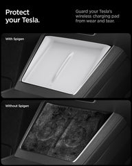 Spigen installed in Tesla Model Y Juniper showing seamless, factory look
