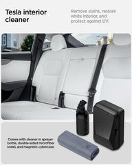 Spigen cleaner bottle label detail highlighting eco-friendly formula