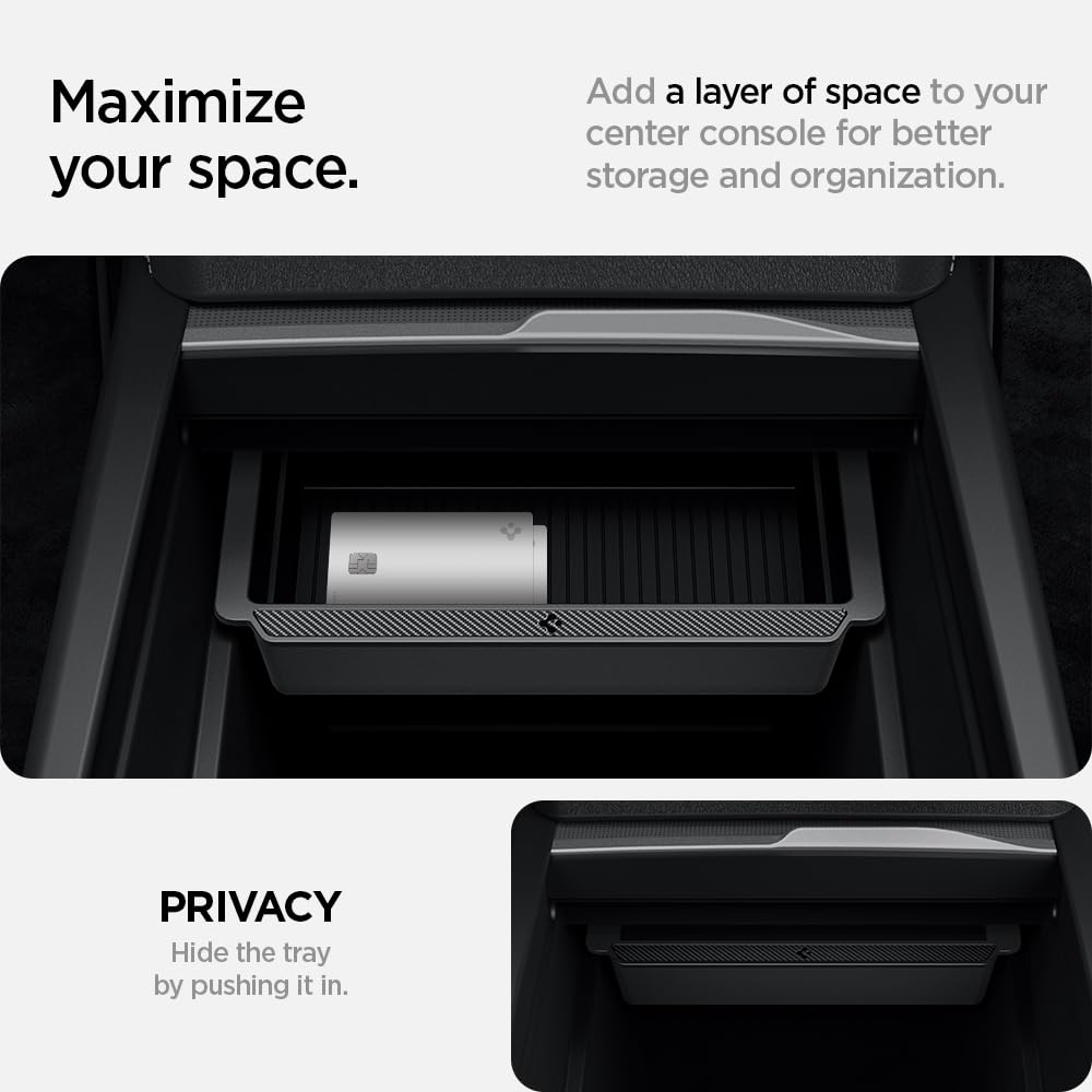 Spigen carbon fiber accent detail resisting scratches for premium look