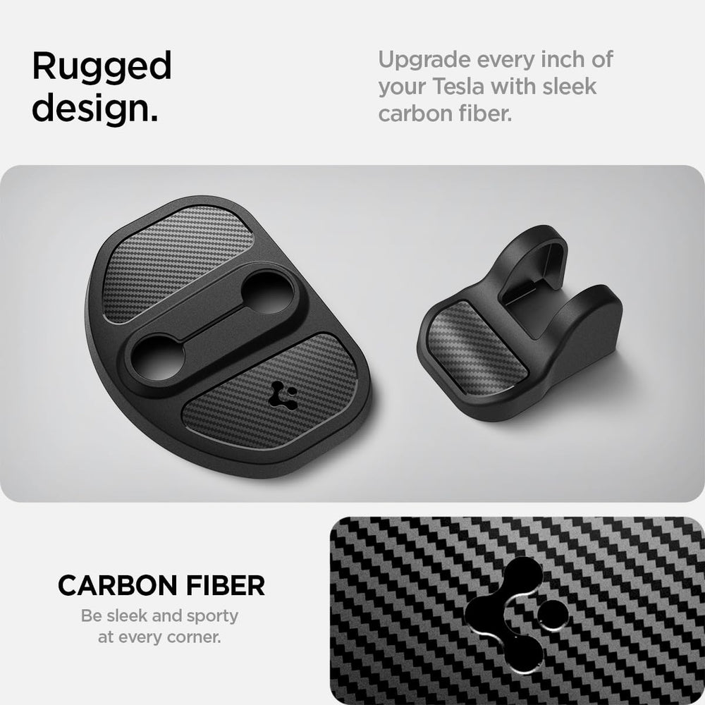 Spigen label close-up showing TPU/TPV material and durability