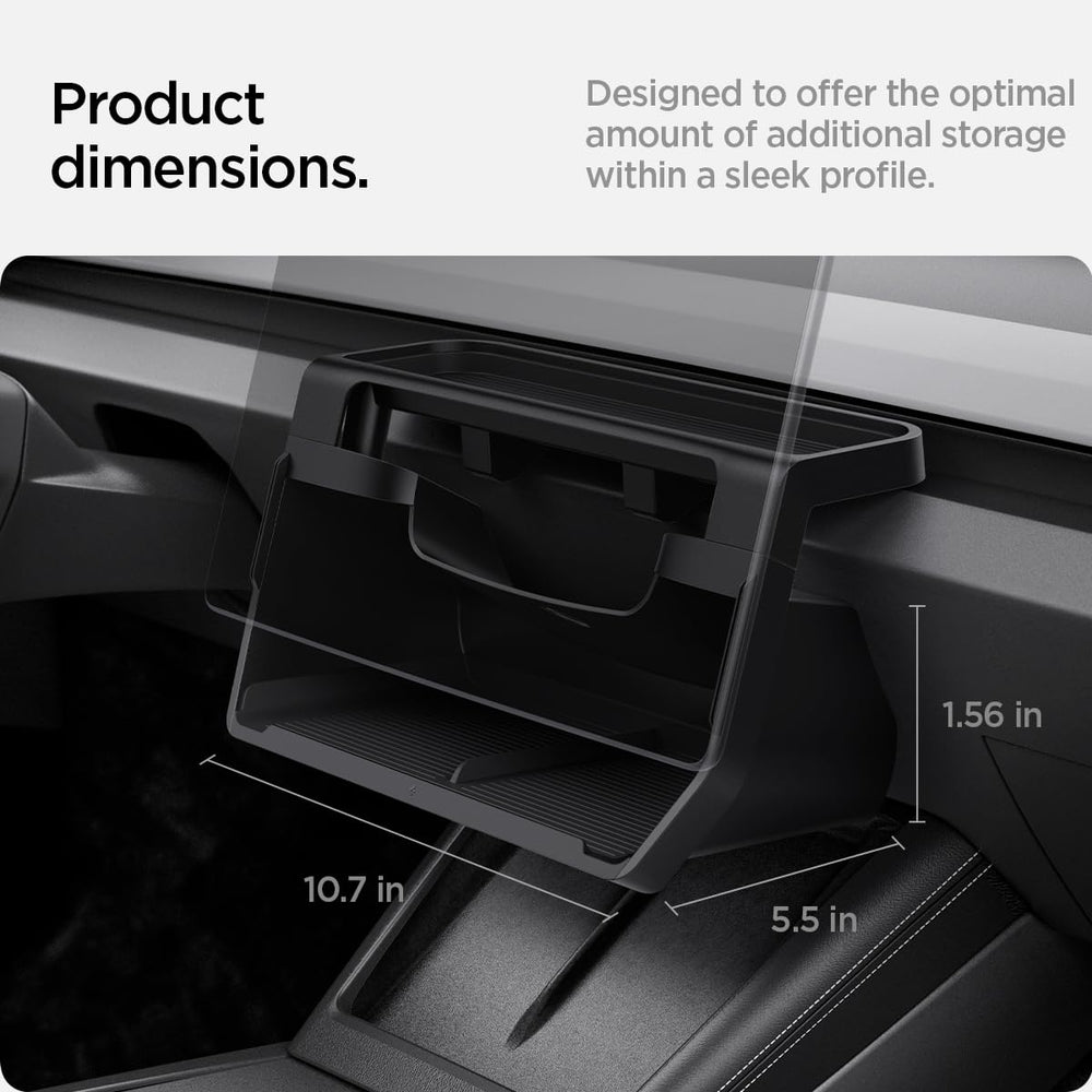 Spigen organizer holding phone and keys providing quick-reach storage while driving