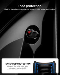 Spigen cap magnet attached to wheel lug for convenient hands-free placement