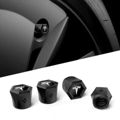 Spigen valve caps front packaging showing four silver caps and magnet benefits