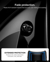Spigen magnetic base stuck to wheel rim demonstrating convenient placement benefit