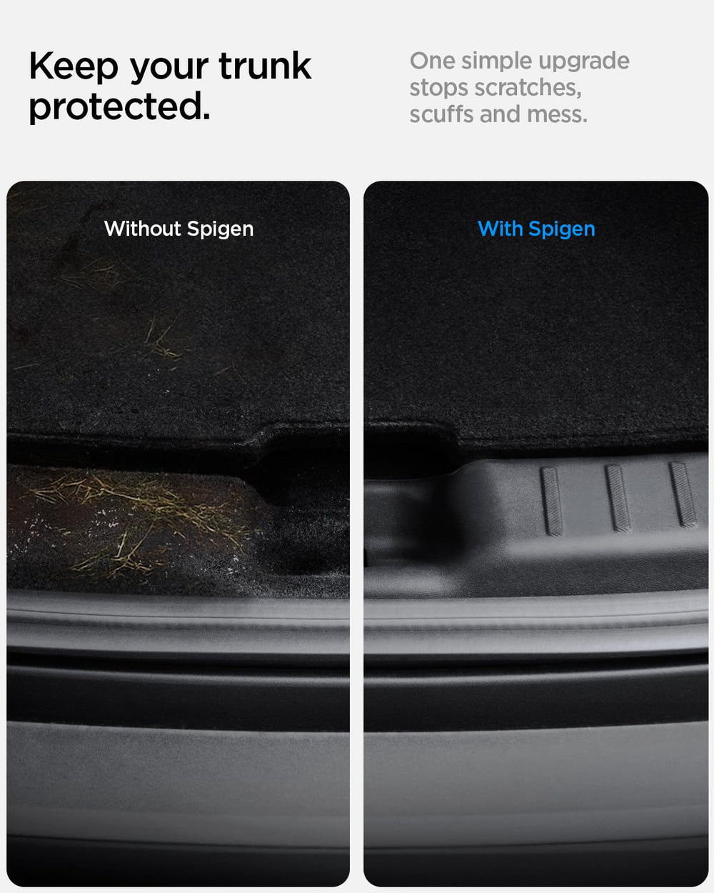Spigen Velcro attachment detail demonstrating secure fit and stable hold