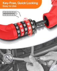 Sportneer close-up of manganese-steel chain showcasing cut resistance and strength