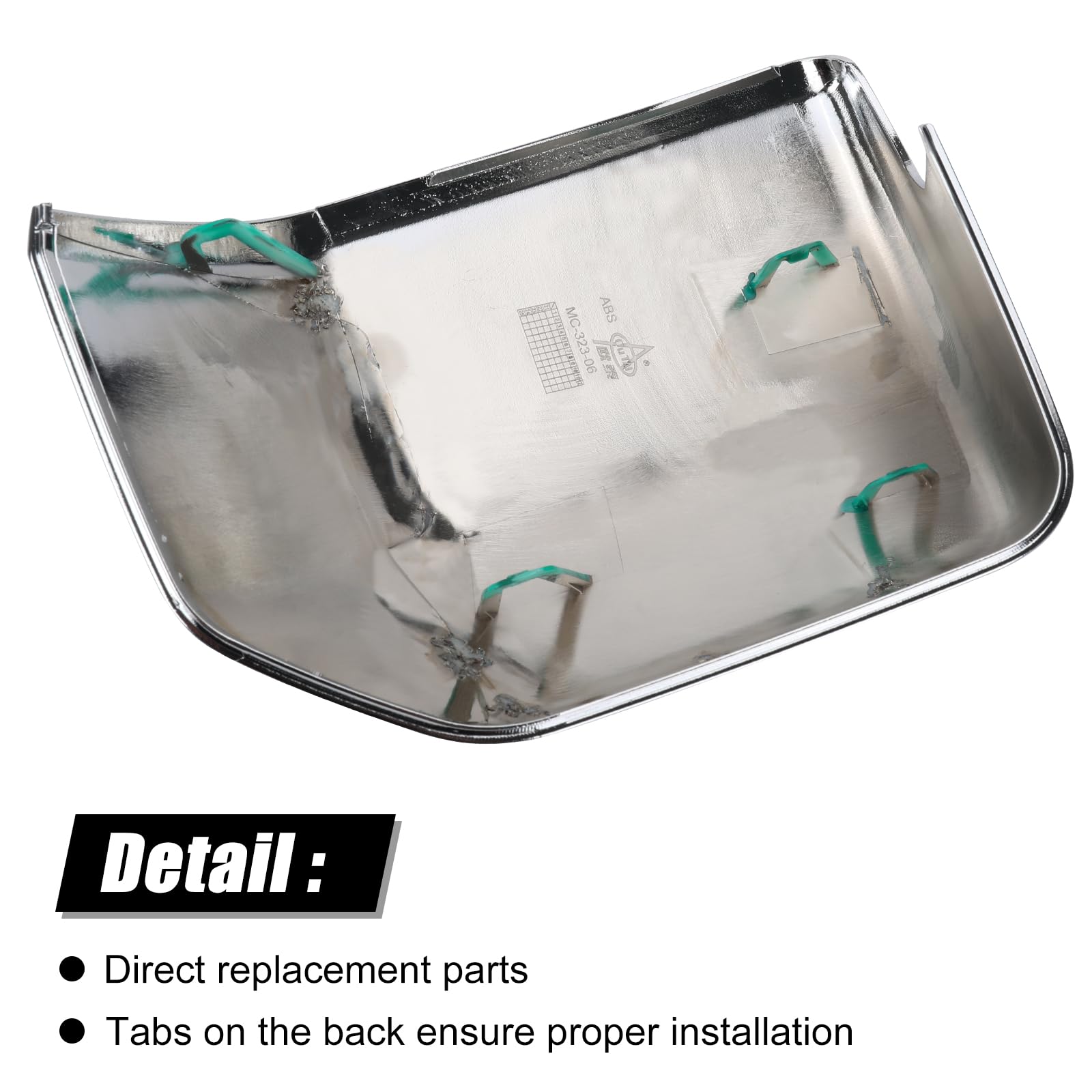 sportuli installed driver side mirror cover demonstrating improved curb appeal