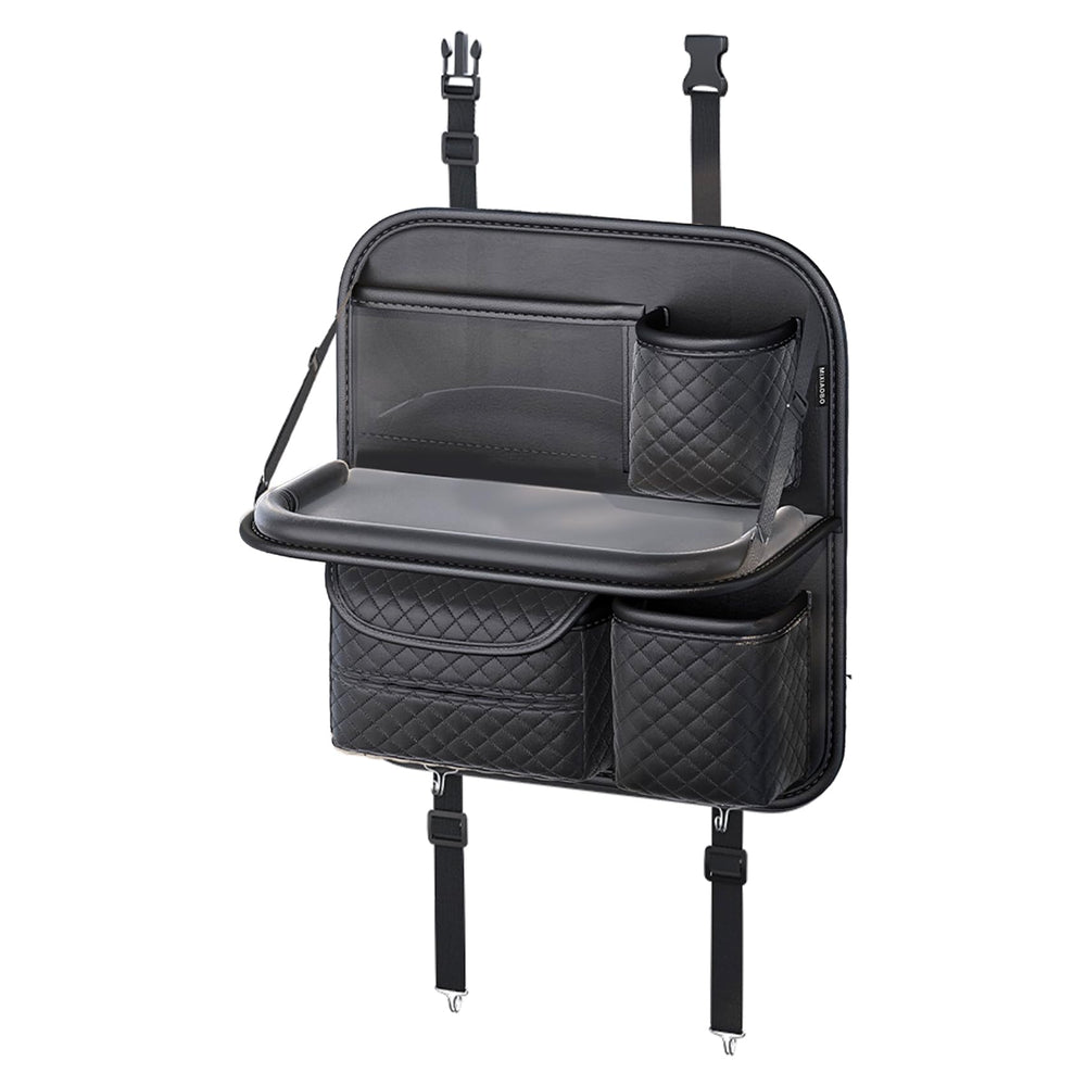 SportySizz foldable tray open holding snacks and crafts for stable travel meals