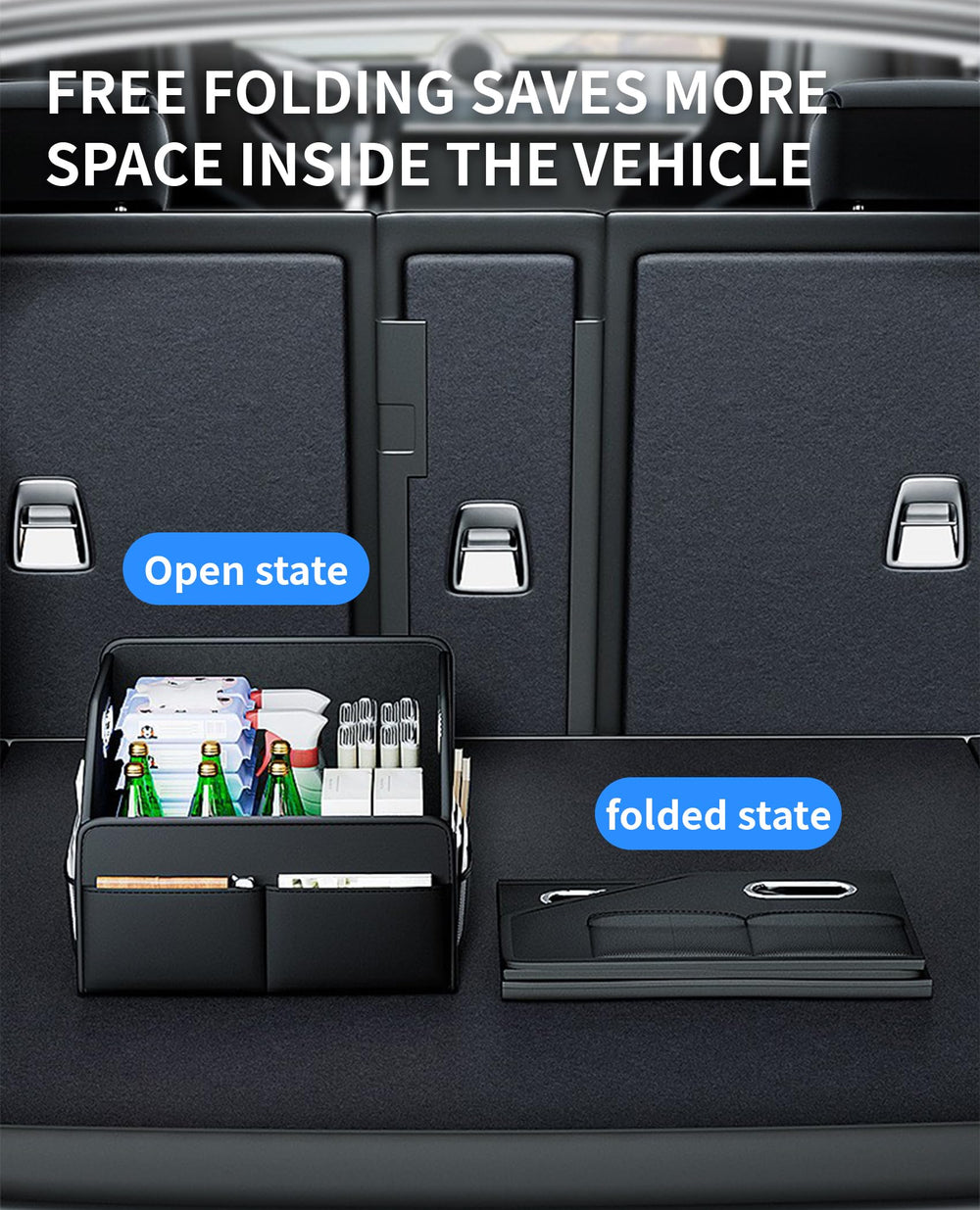 SportySizz organizer loaded with snacks and gadgets for quick access