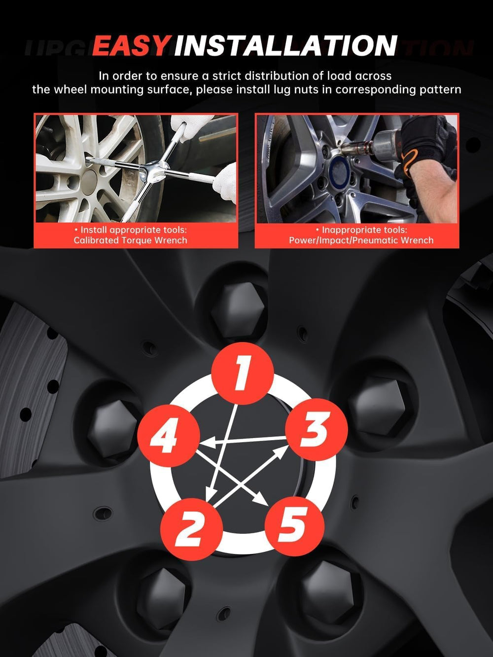 Sposuit boxed 20-piece lug nut set ready for quick replacement