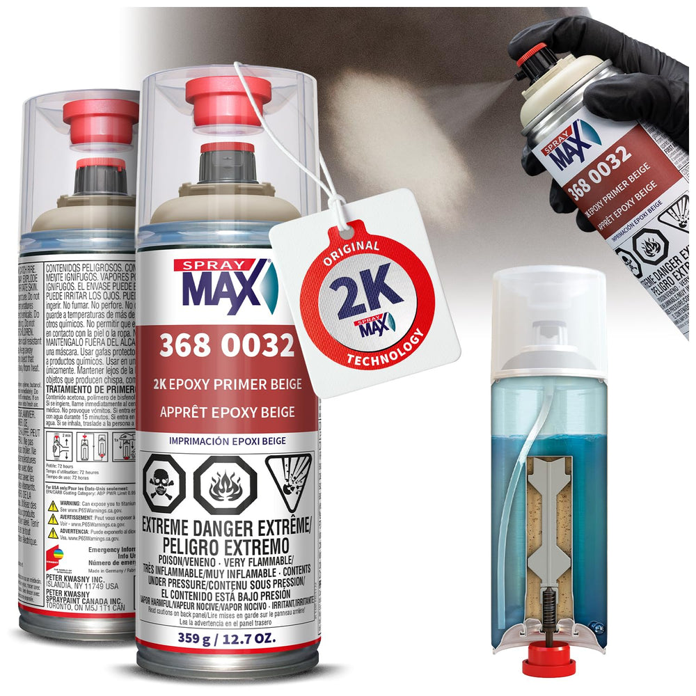SprayMax front can showing label and professional epoxy benefit
