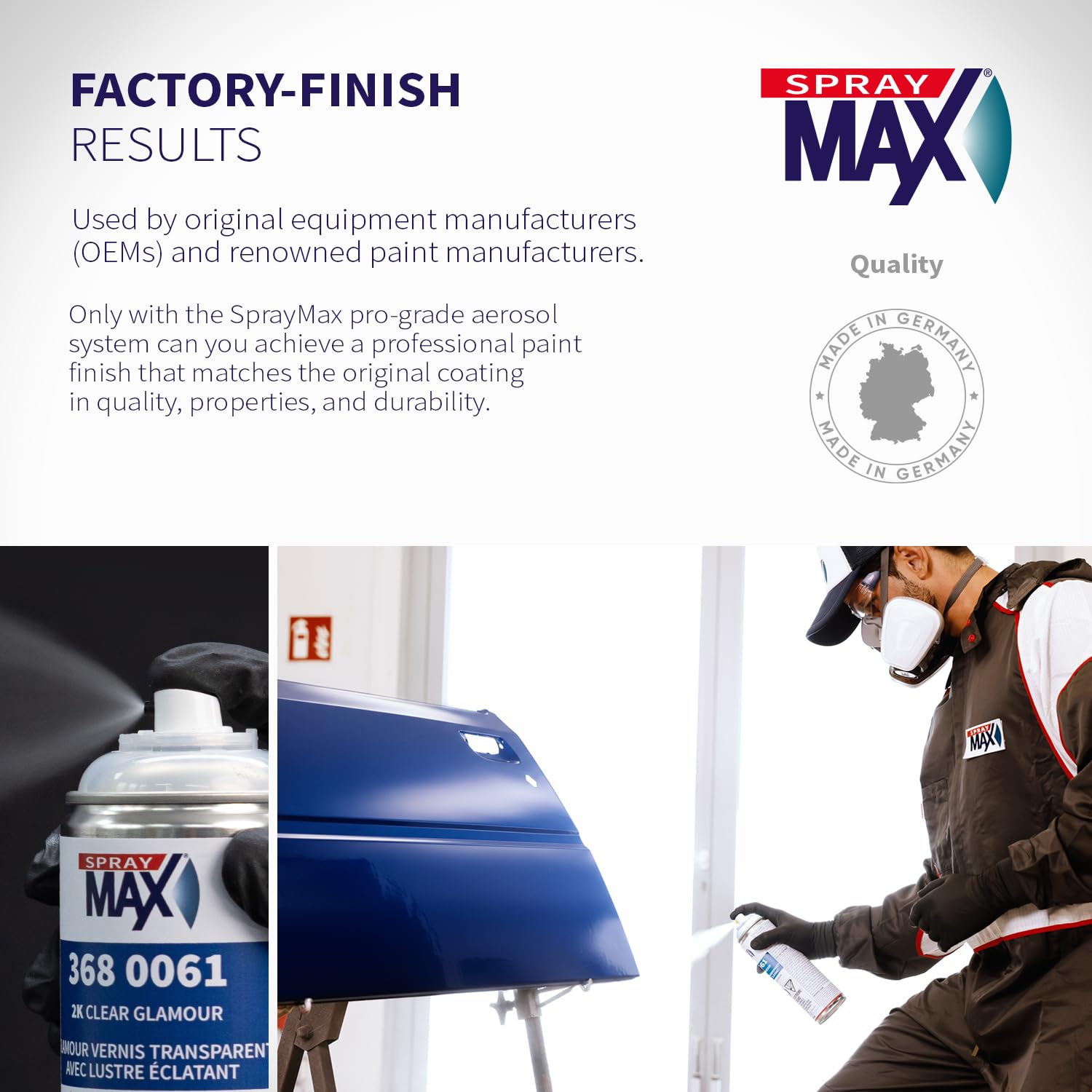 SprayMax label and directions close-up showing application instructions and safety tips