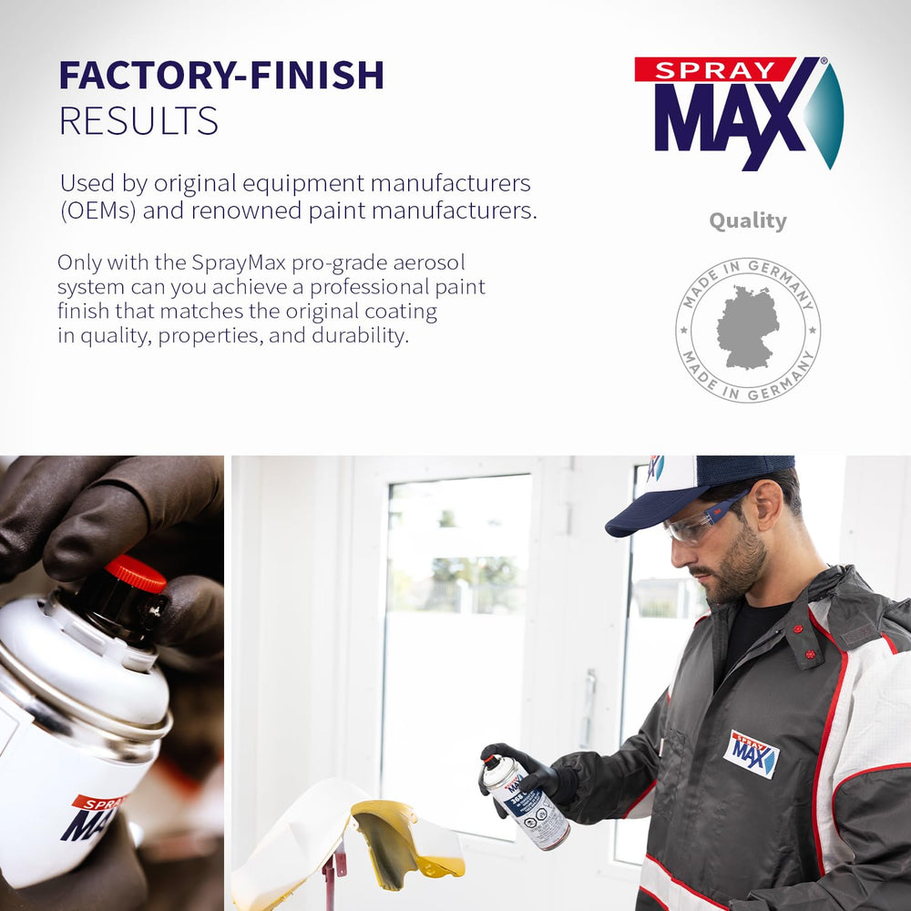 SprayMax applied to a fiberglass bumper showing adhesion and durable finish benefit