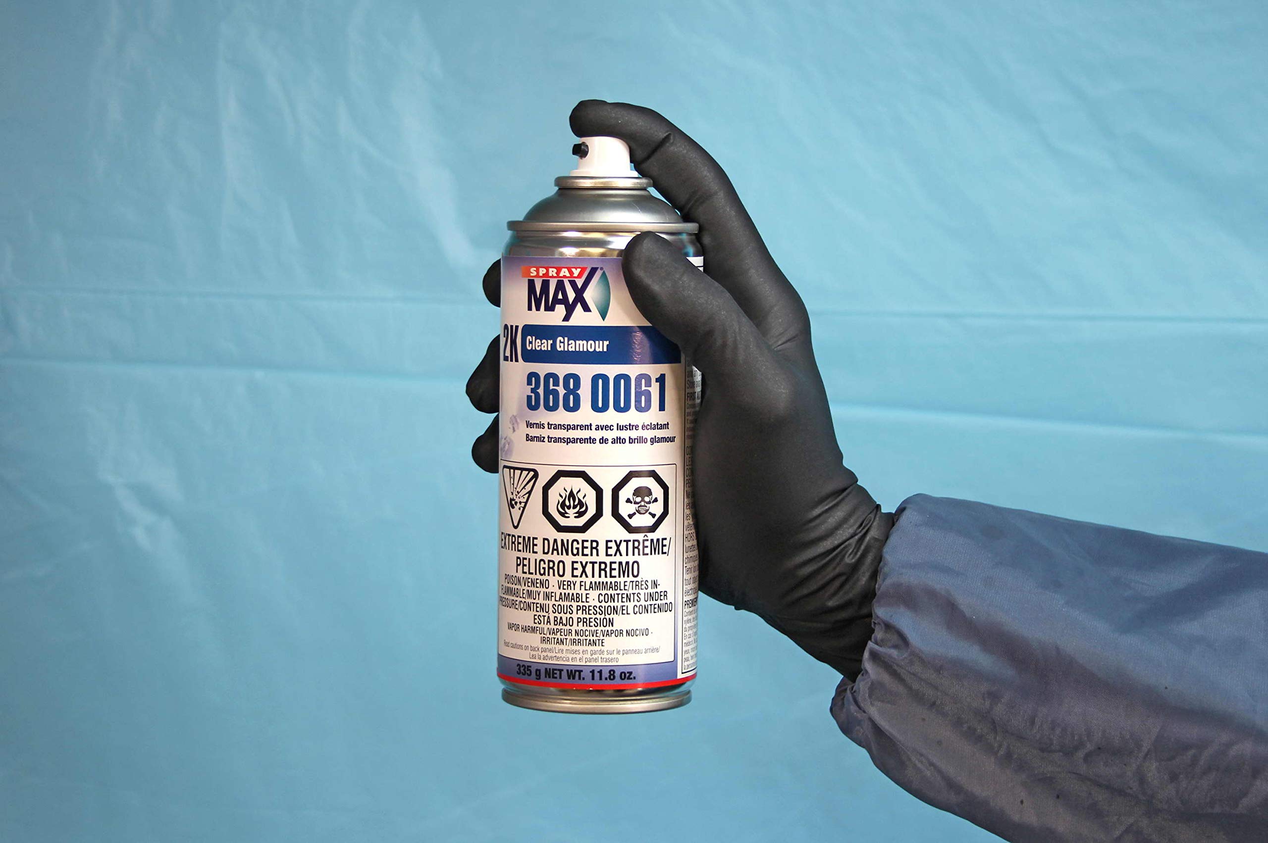 SprayMax activated can top demonstrating easy two-component activation benefit