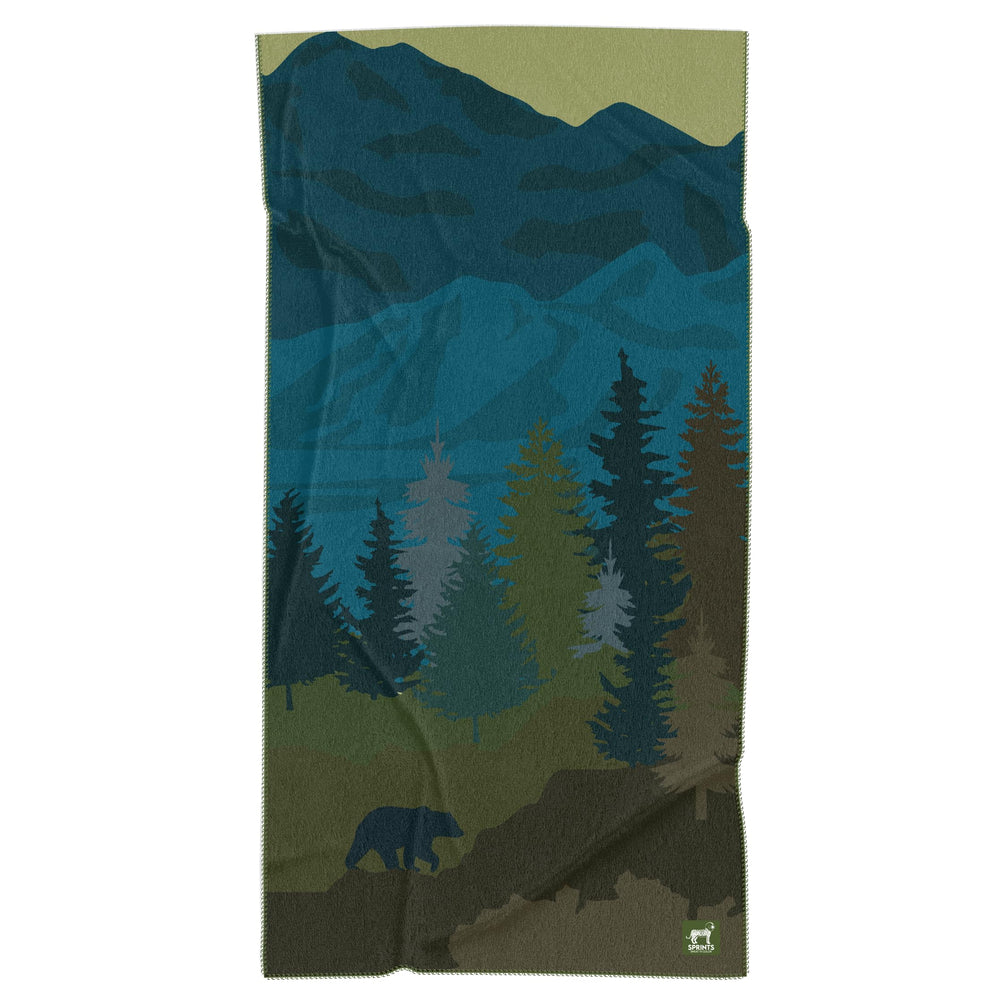 Sprints towel used as car seat cover protecting upholstery