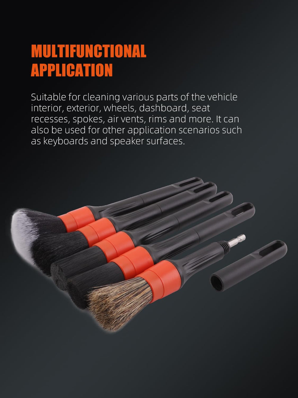 SPTA brush cleaning leather seat preserving texture and finish