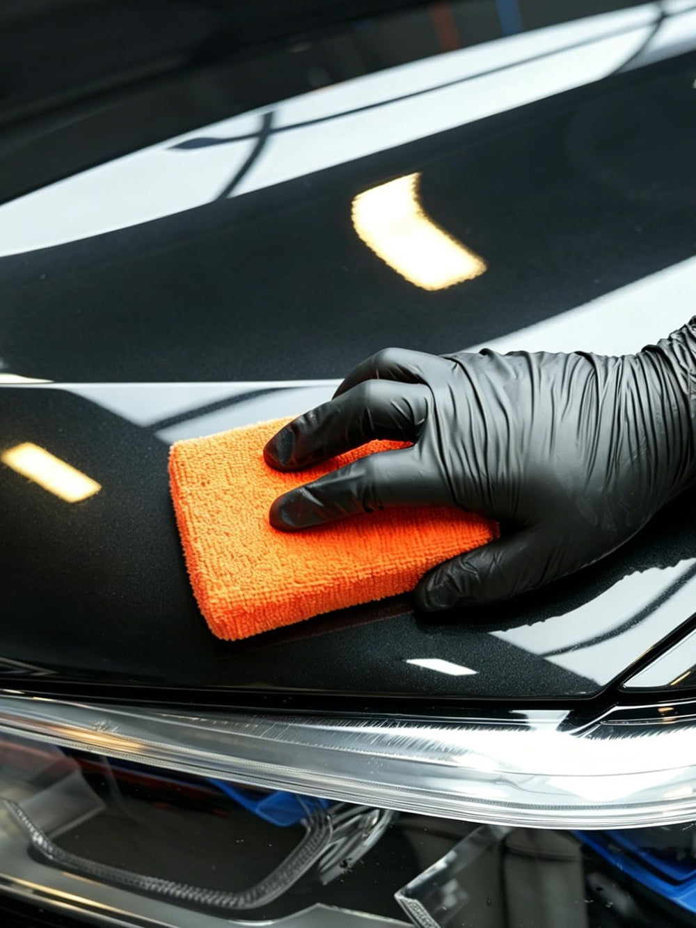 SPTA applicator in driveway detailing scene illustrating professional results at home