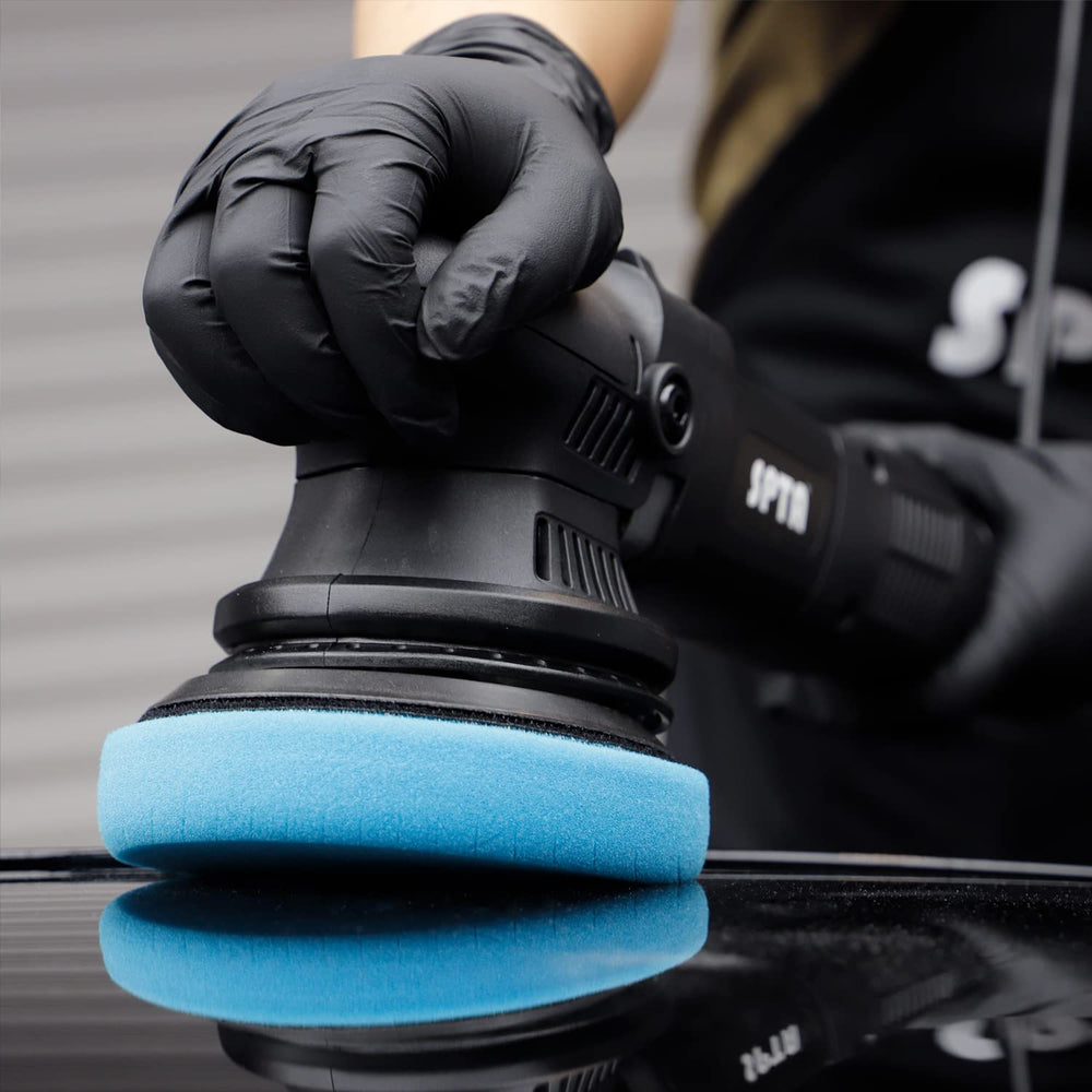 SPTA pads arranged in a detailing bay, professional multipurpose use