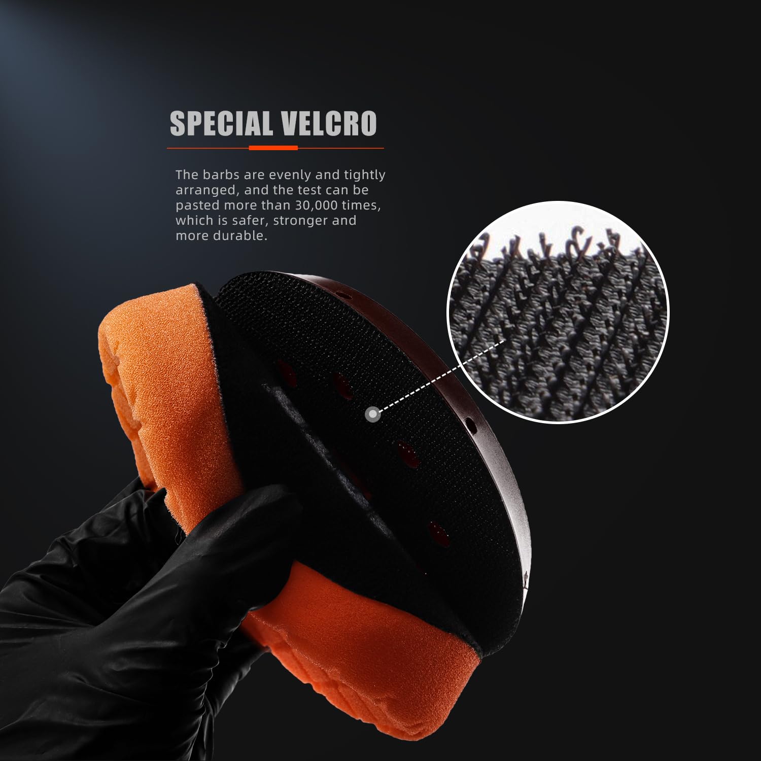 SPTA side view highlighting flexible edge that maintains contact on curved panels for smoother finishes