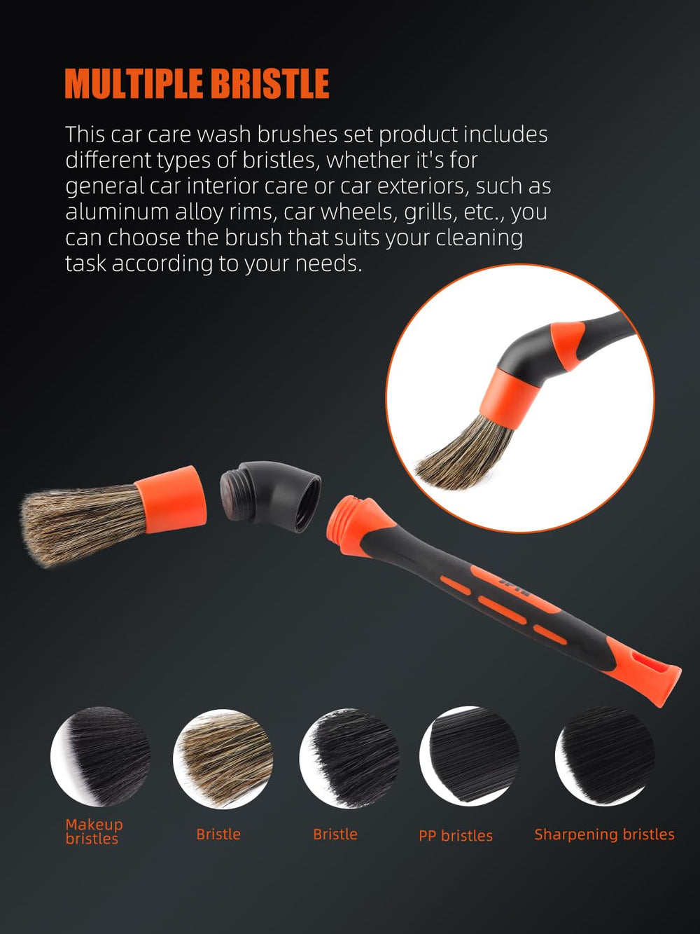 SPTA brush cleaning a dashboard vent for precise dust removal and improved look
