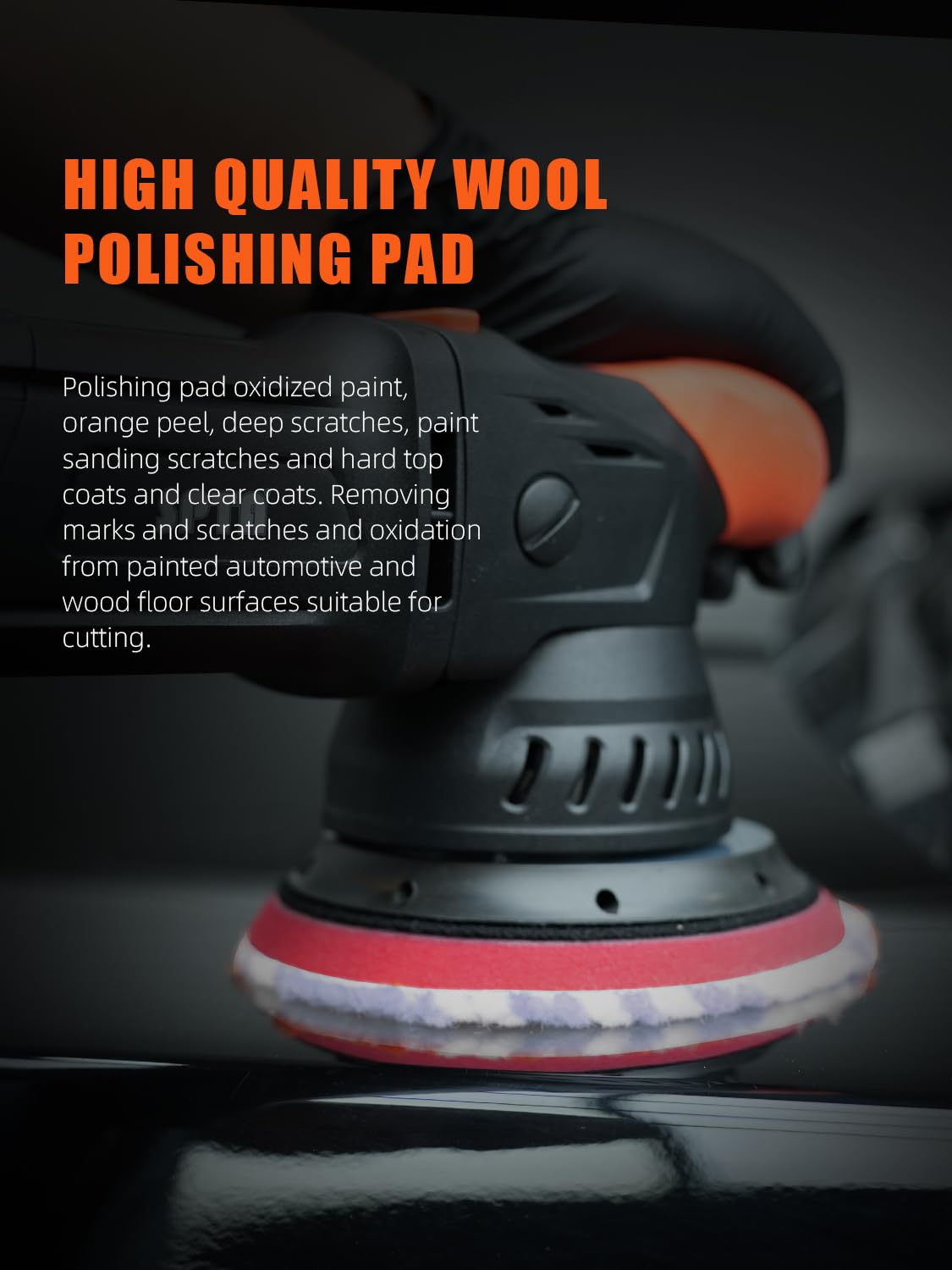 SPTA pad being rinsed showing easy washing and reusability benefit