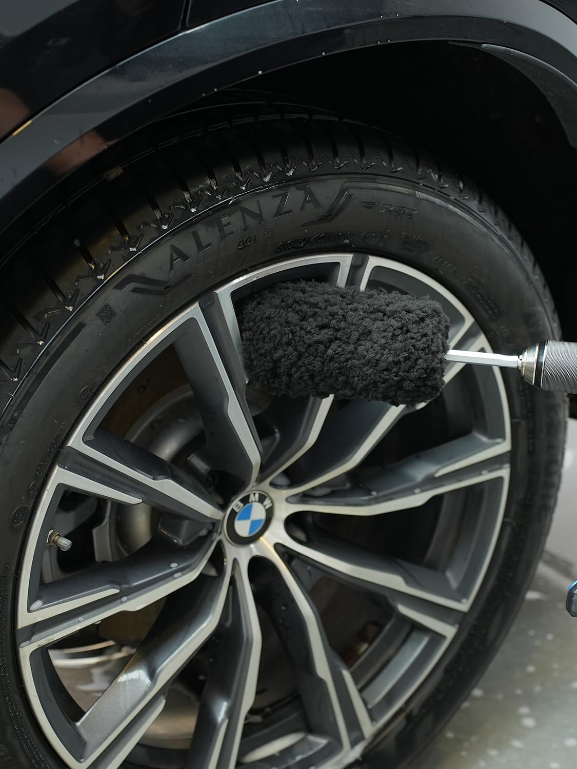 SPTA before-and-after wheel cleaning demonstrating visible results