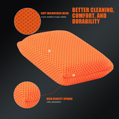 SPTA foam core cutaway showing absorbent interior for longer suds