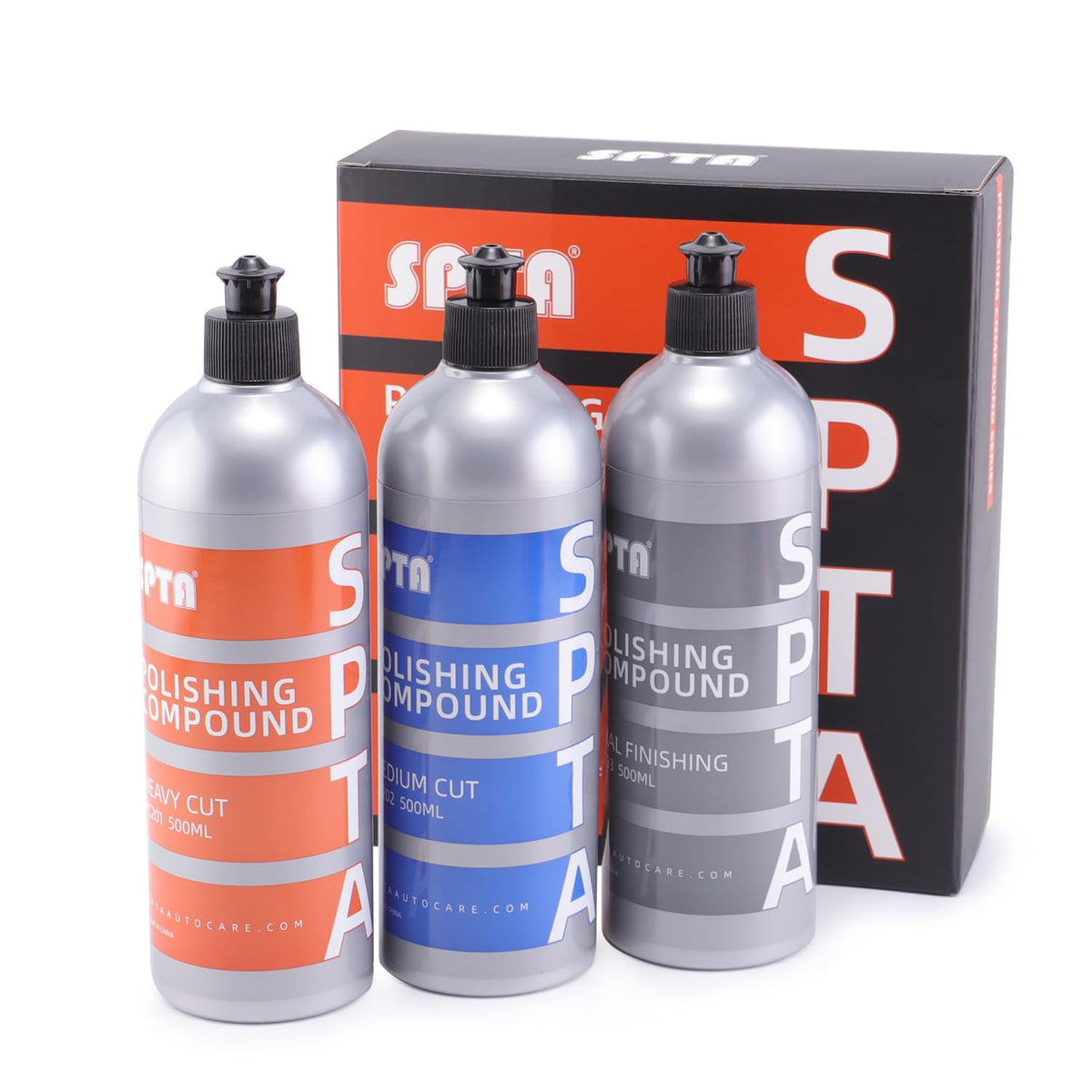 SPTA front bottle view showing size and product branding for easy identification