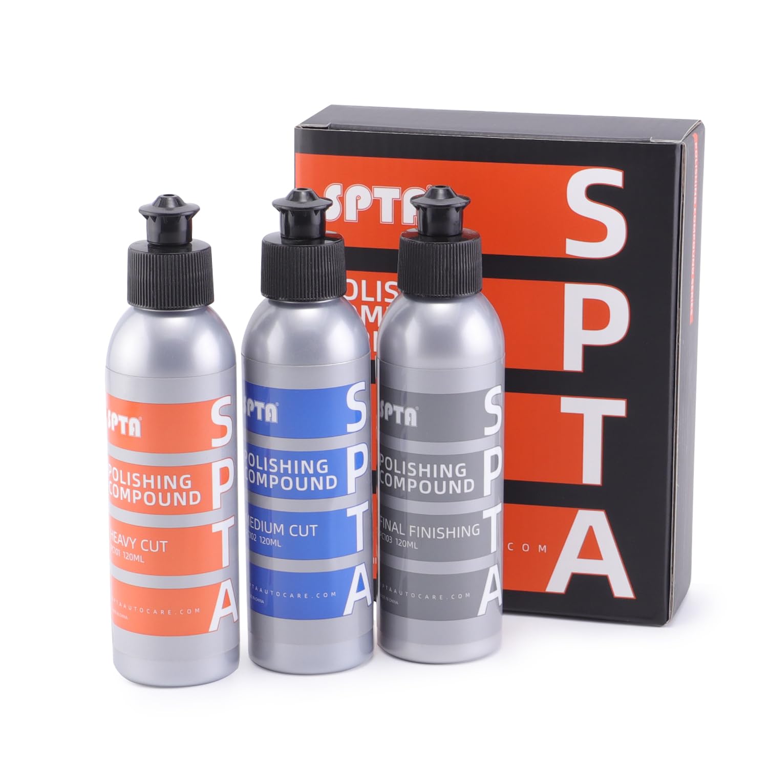 SPTA front label bottle showing product identity and easy recognition