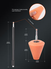SPTA cone mounted in drill chuck for quick attachment demonstration