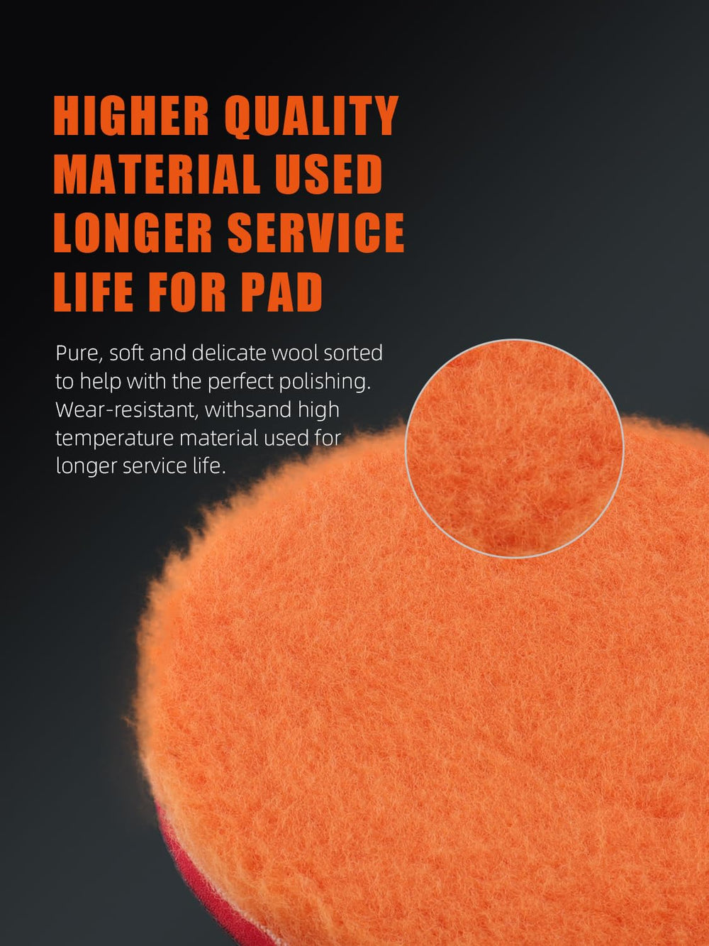 SPTA microfiber finishing pads stacked illustrating smooth final-gloss results