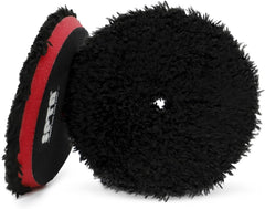 SPTA pad front packaging shows two 5" microfiber discs and benefits