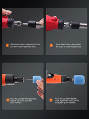 SPTA shank and chuck detail showing 1/8 inch shank compatibility benefit