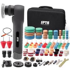SPTA mini polisher front view showing compact body and control benefits