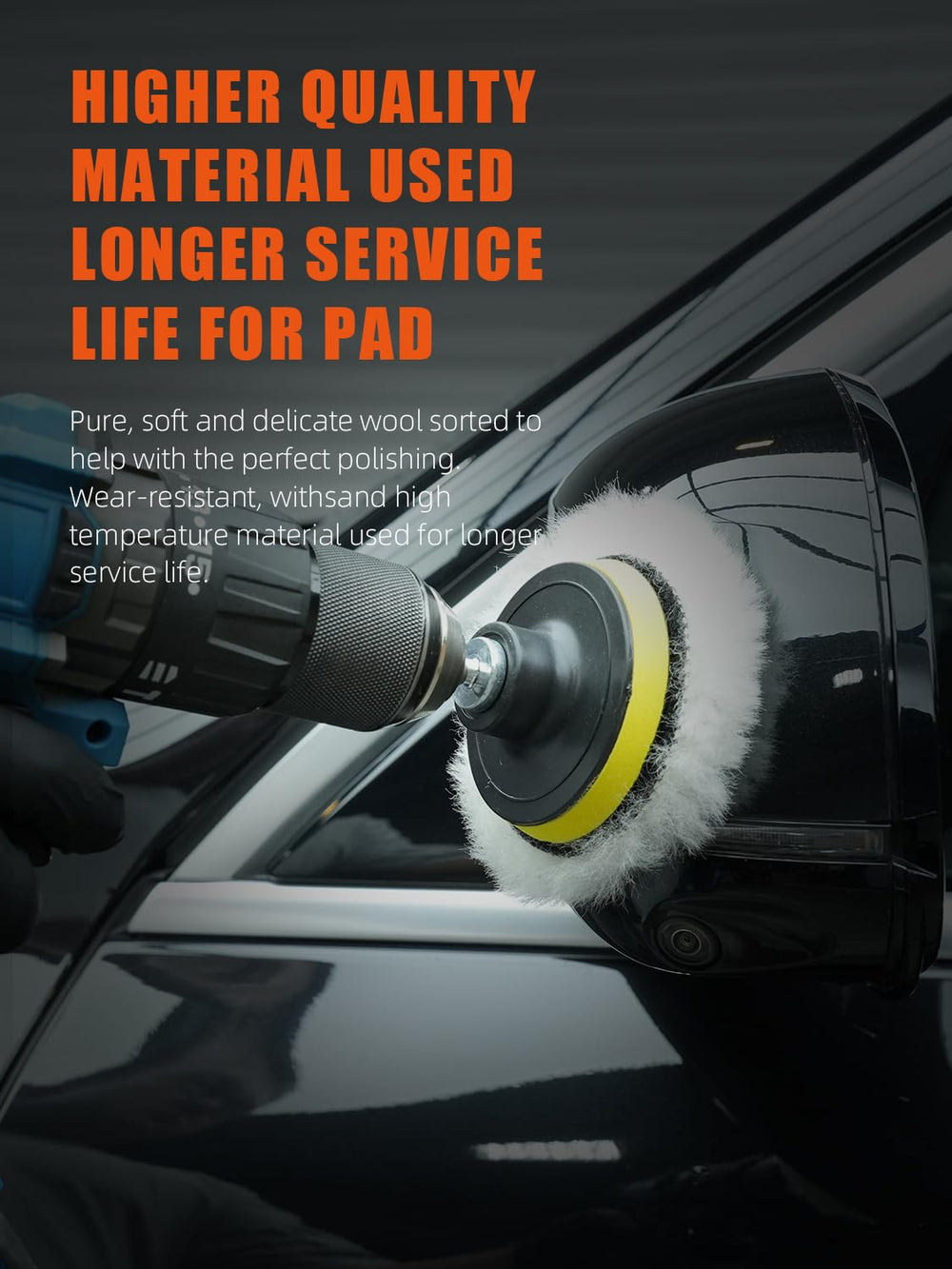 SPTA pad back showing hook-and-loop for fast changes