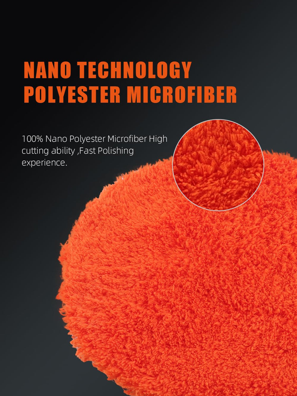 SPTA pad mounted on polisher showing fast, consistent polishing action
