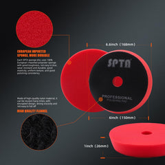 SPTA pad side profile showing larger front face and reduced edge contact benefit