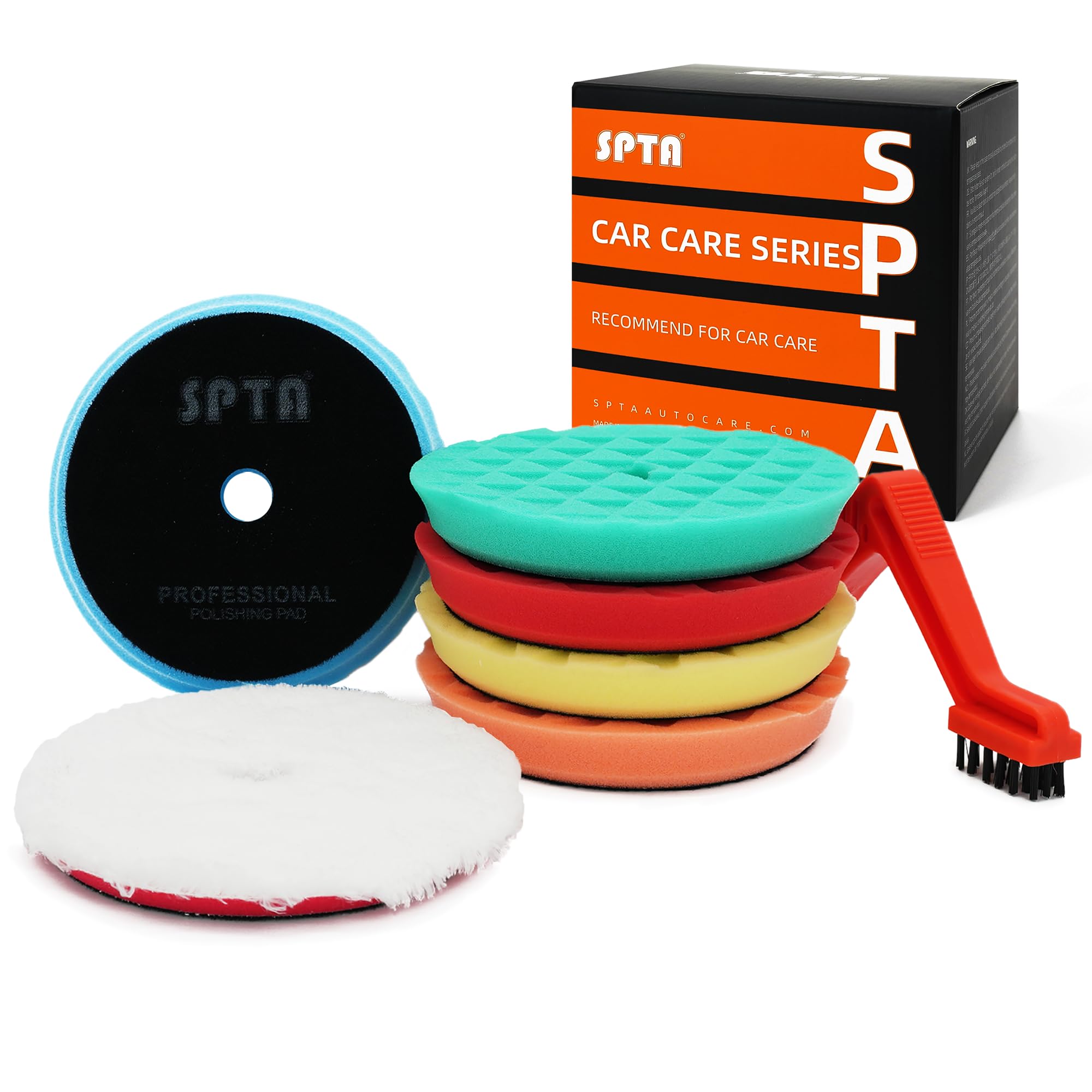 SPTA front pack shot showing all pads and quick identification benefit
