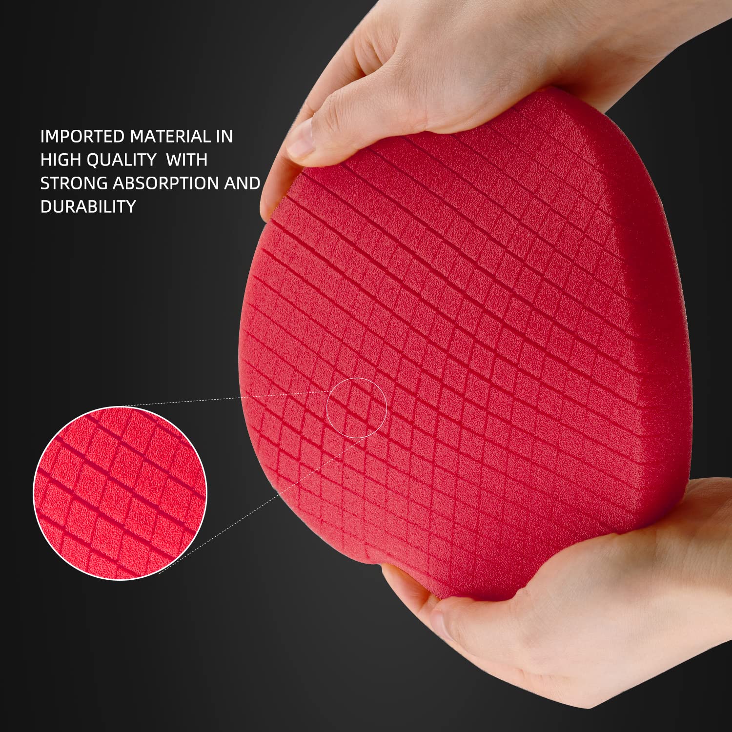 SPTA Red T10 back Velcro attachment ensuring secure fit and easy swap