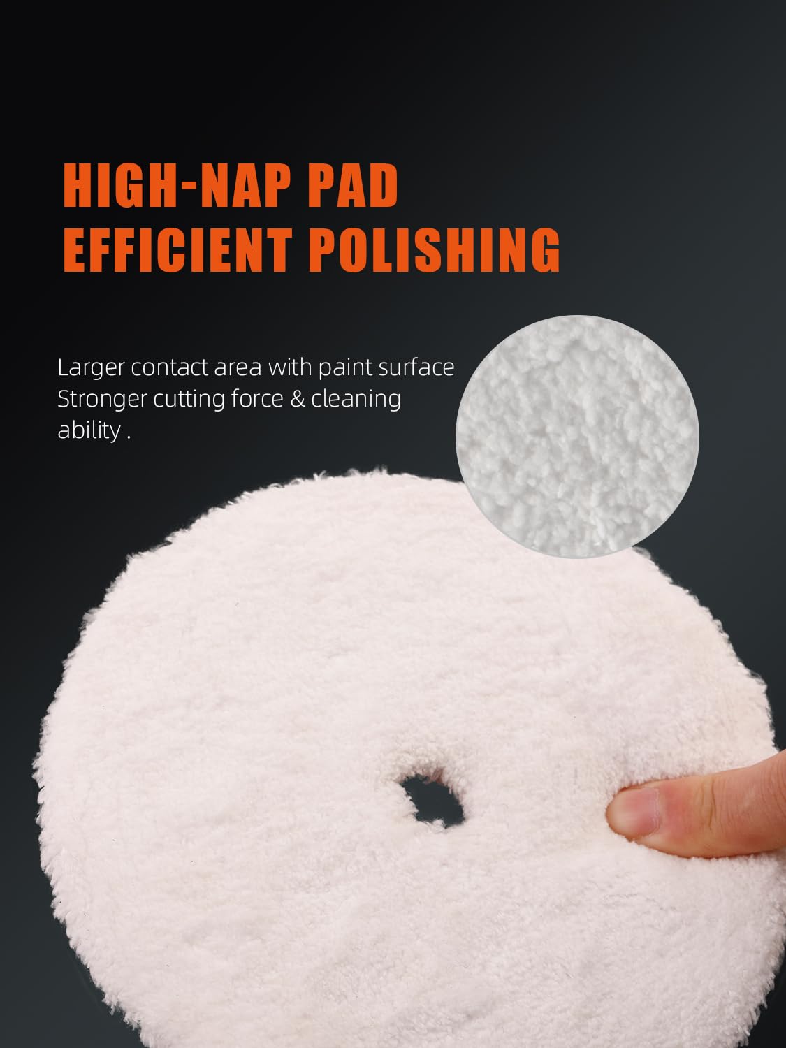 SPTA pad side profile highlighting thickened foam core for cushioning