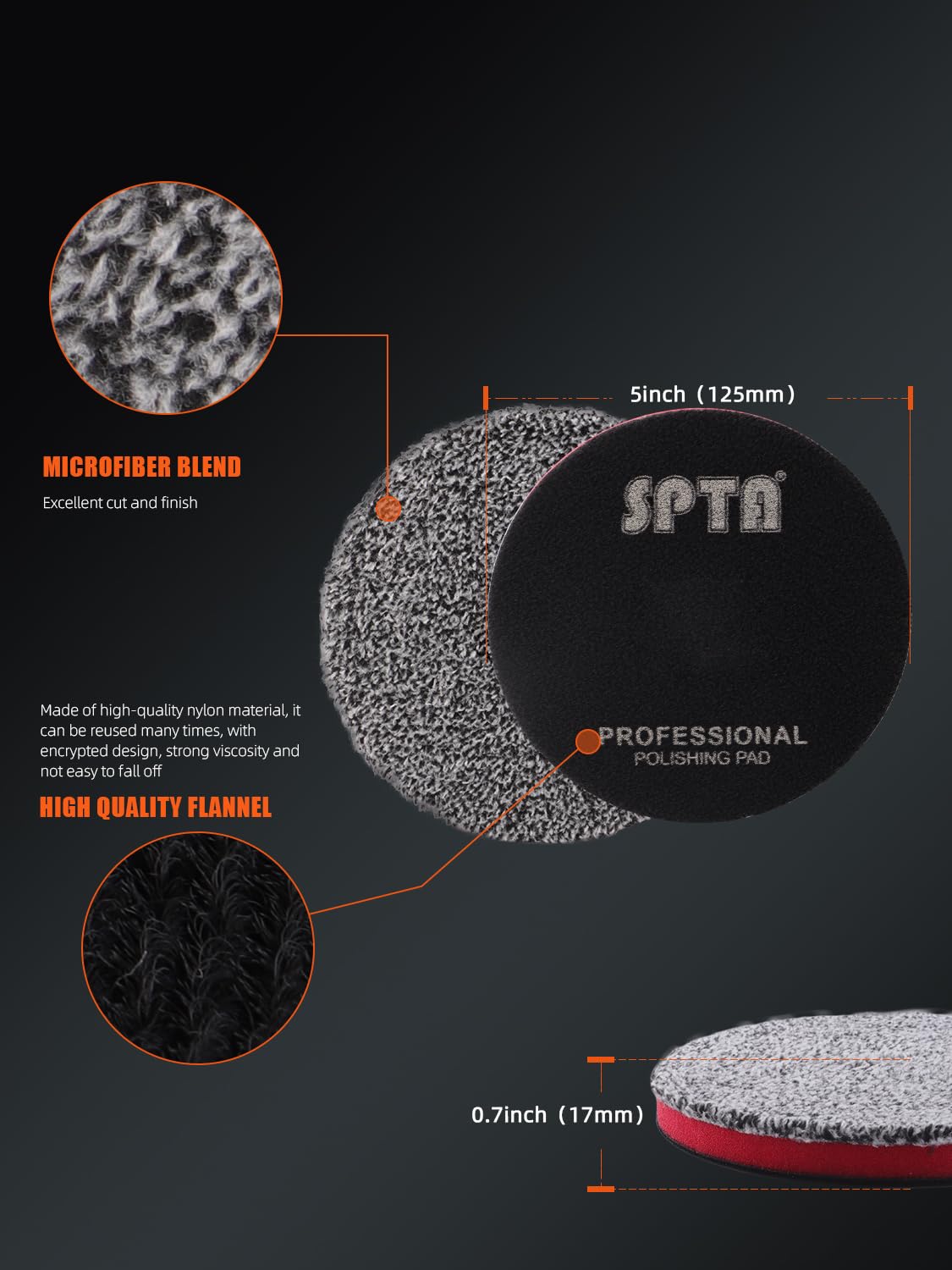 SPTA pad spreading wax evenly to reduce waste and improve coverage