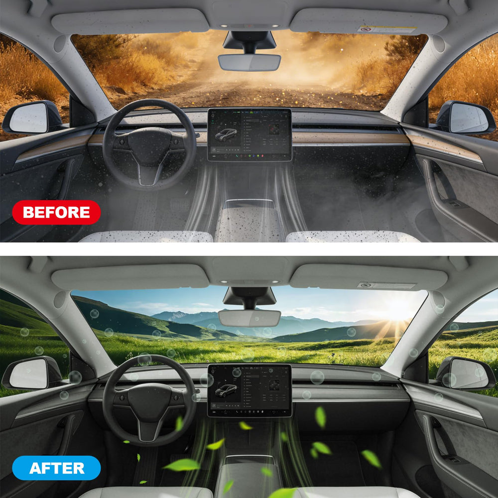 Spurtar lifestyle image in driving cabin illustrating cleaner air and passenger comfort