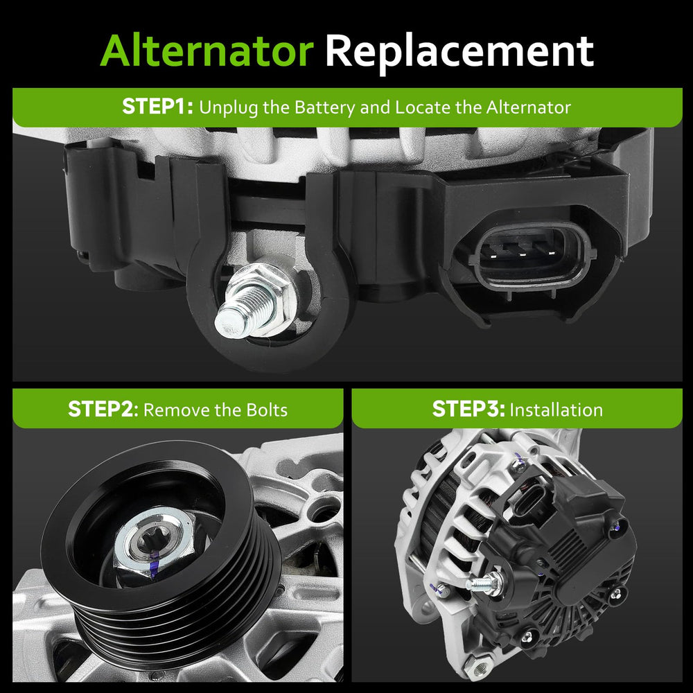 srosant alternator on test bench illustrating quality testing assurance