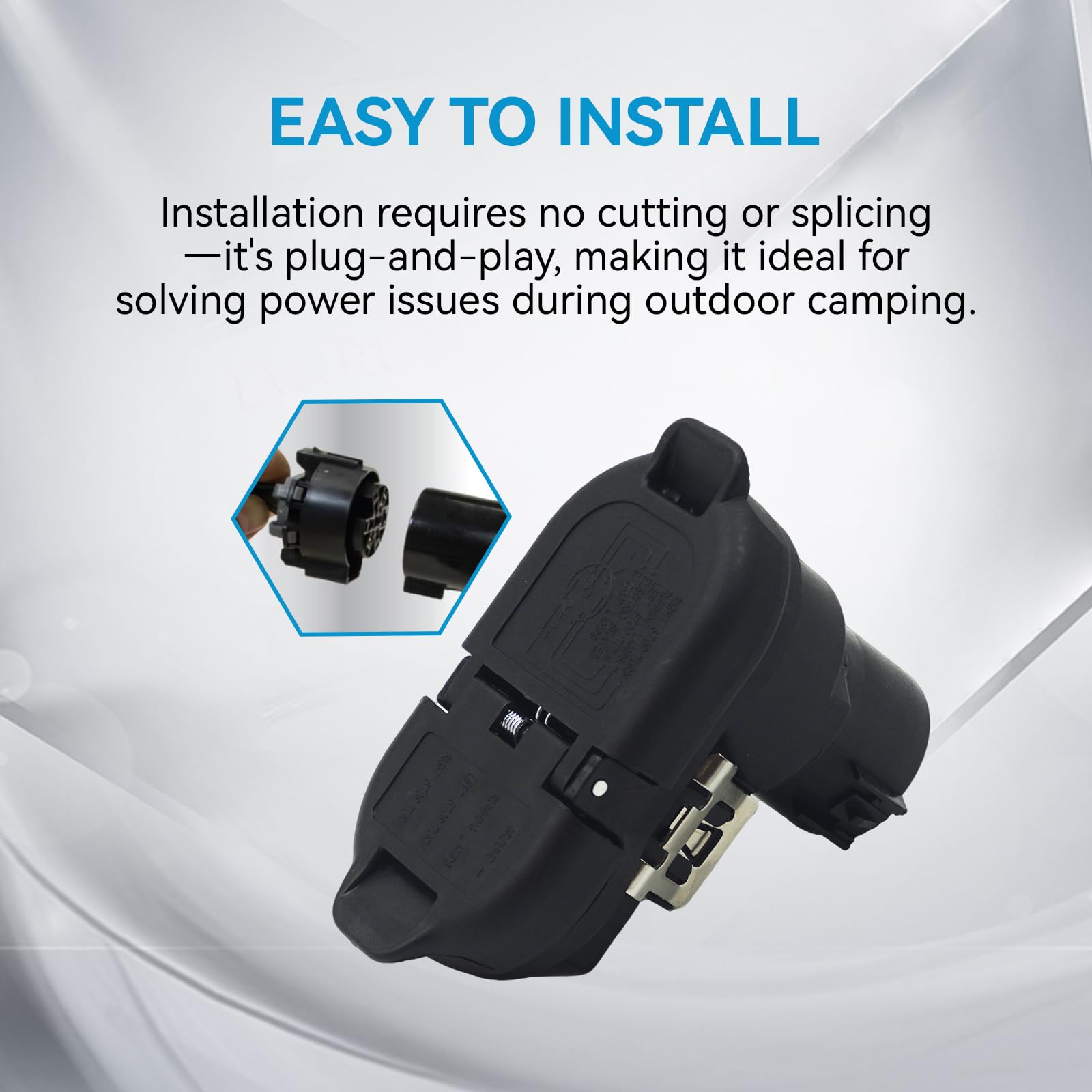 SsllZdq 4-pin flat connector detail showing secure pins for reliable lighting