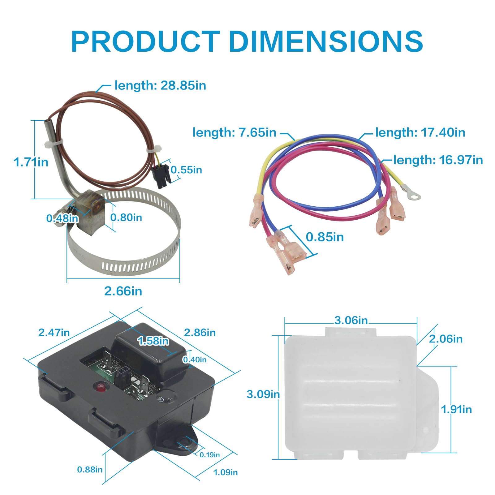 SsllZdq boiler sensor end detail illustrating accurate temperature sensing