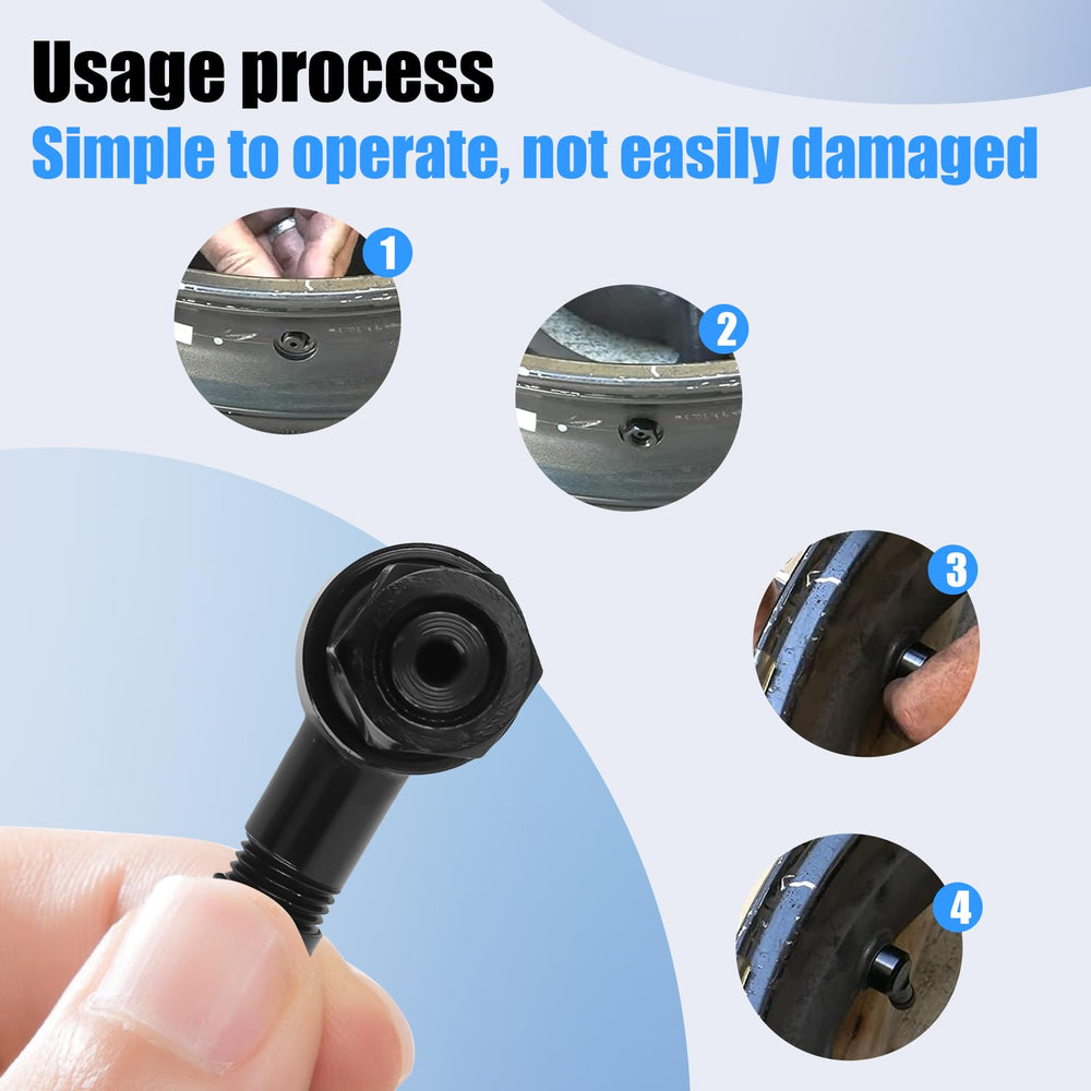 ST shengtuo locking nut and threaded base close-up, ensures firm wheel attachment