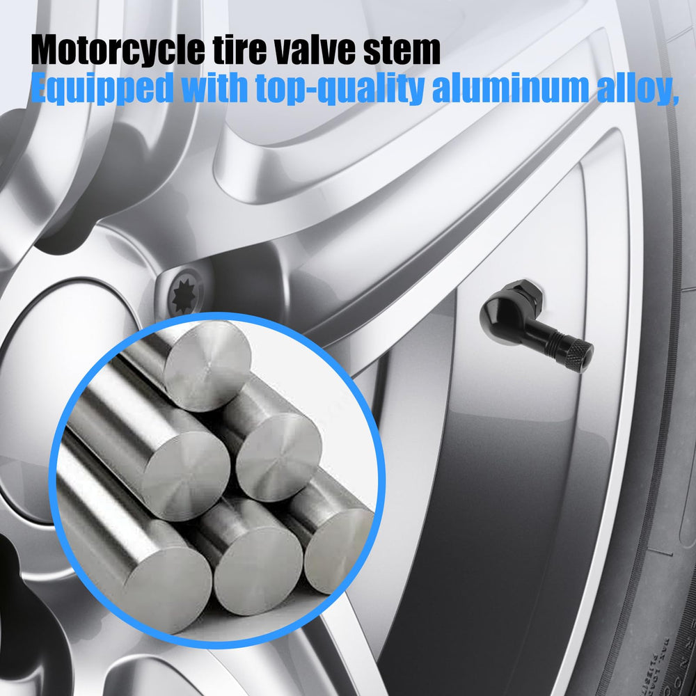 ST shengtuo valve stem beside coin for scale, clarifies compact sizing benefit